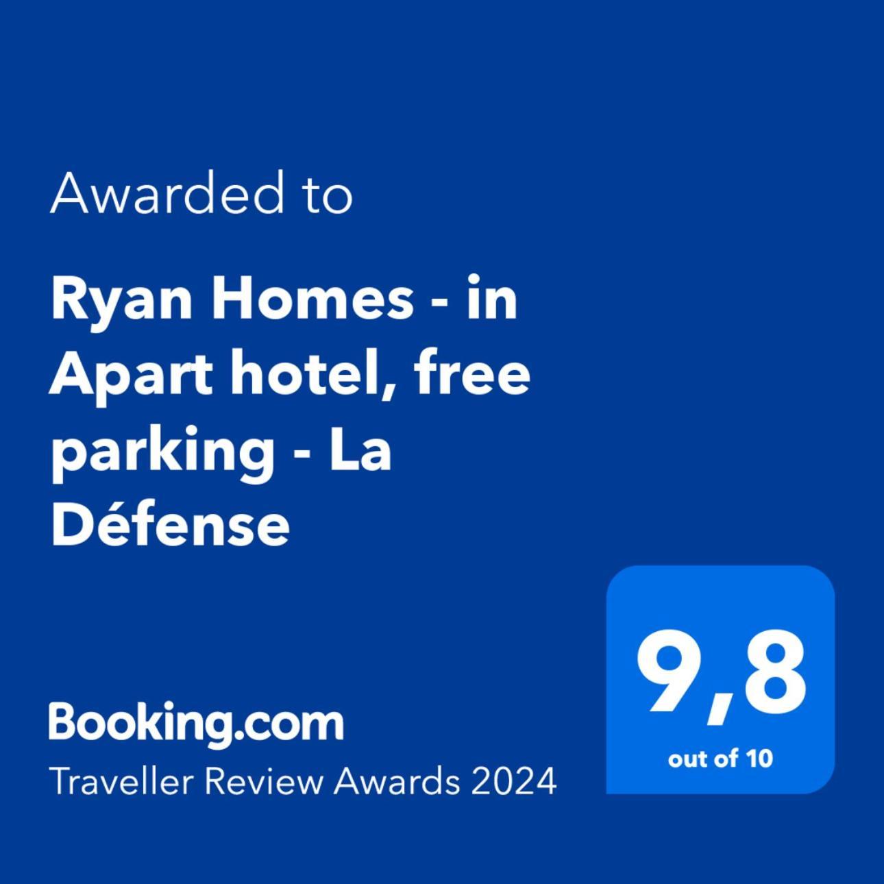 Ryan Homes - In Apart Hotel, La Defense Courbevoie Kültér fotó
